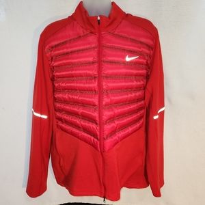 Nike Aeroloft Long Sleeve Full Zip 800 Fill Down Running Jacket